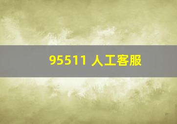 95511 人工客服